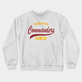 Washington Commanders Classic Style Crewneck Sweatshirt